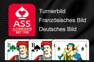 Verschiedene Kartenbilder der Spielkartenfabrik Altenburg